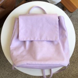 Baggu Canvas Mini Backpack in Lavender
